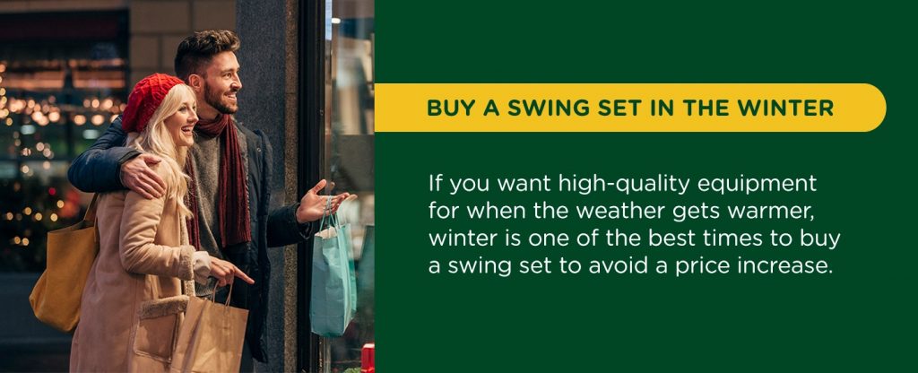 Why Buy a Swing Set in the Winter?