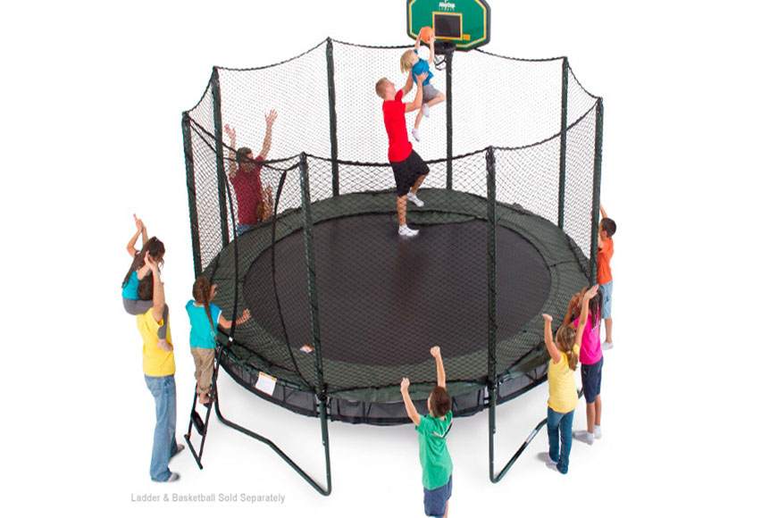 Alleyoop 14’ Double Bounce Trampoline | Superior Play Systems®