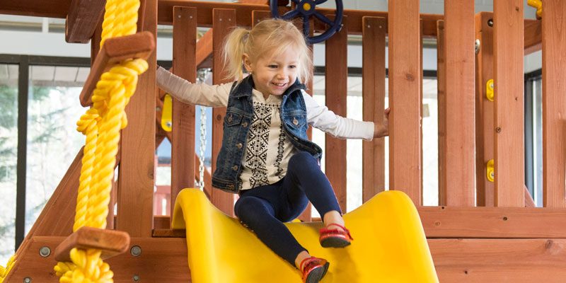 wooden climbing structures for toddlers