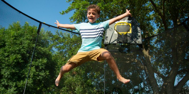 trampoline playset