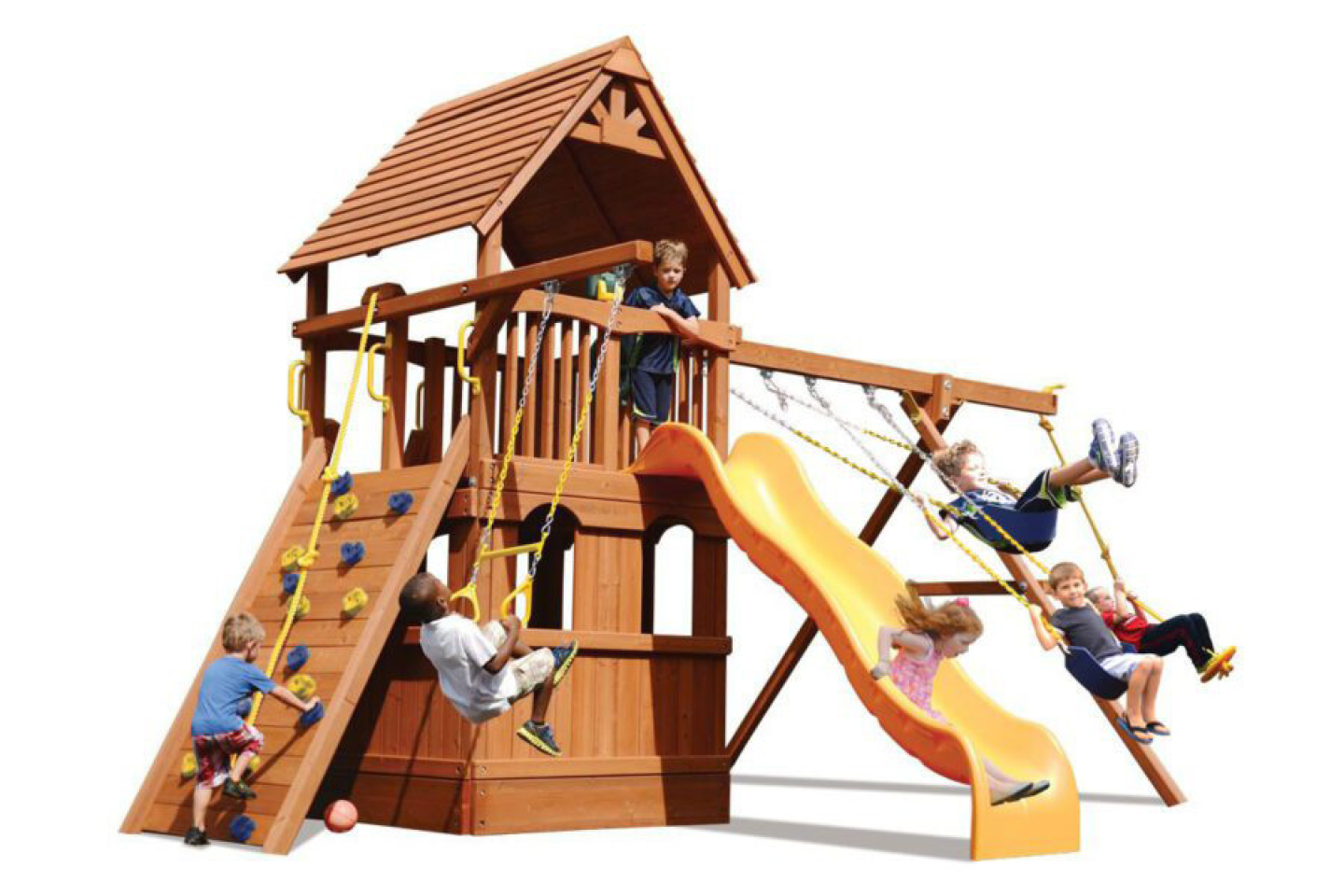 Deluxe Fort with Playhouse