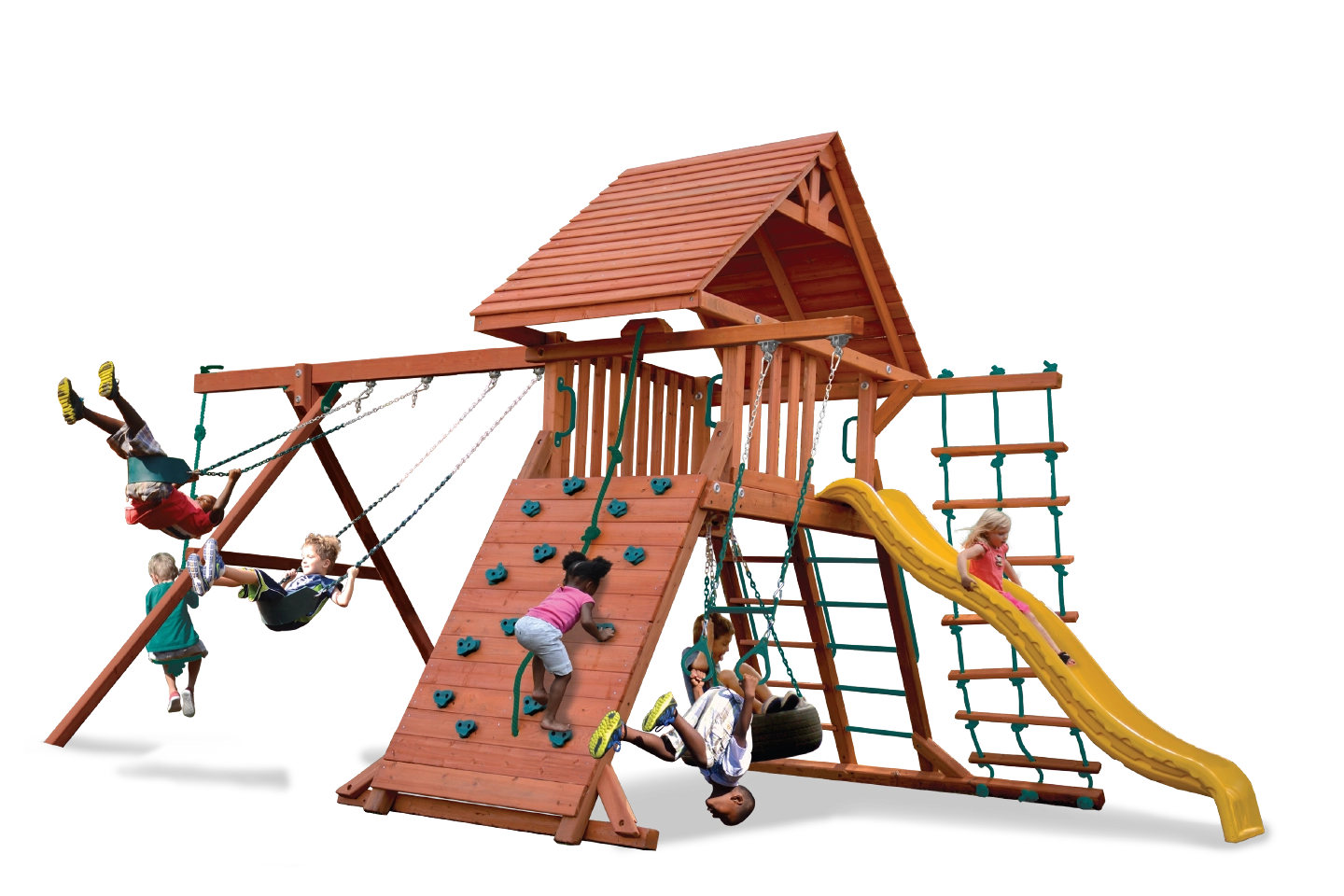 Original Playcenter Combo 2 with Wood Roof