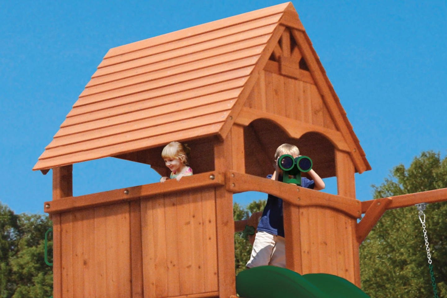 Deluxe Fort Upper Level Playhouse
