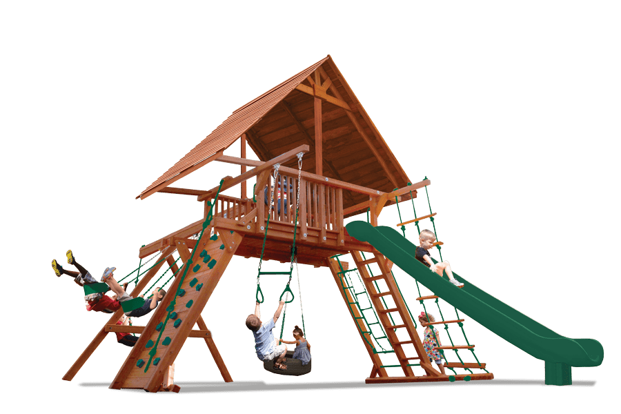 Extreme Playcenter Combo 2 w/Wood Roof