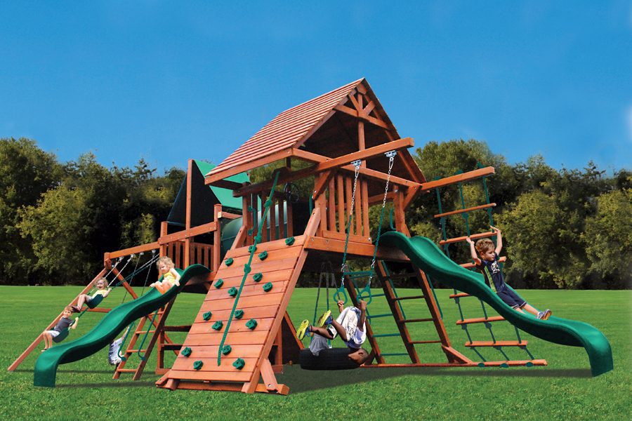 【東京西多摩 】 Swing 750ml 2本セット The Sun Valley Deluxe Cedar Wooden Swing Set with 2 Green