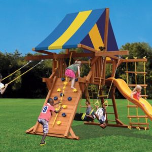 Deluxe Playcenter Double Swing Arm