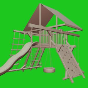 Deluxe Playcenter Double Swing Arm