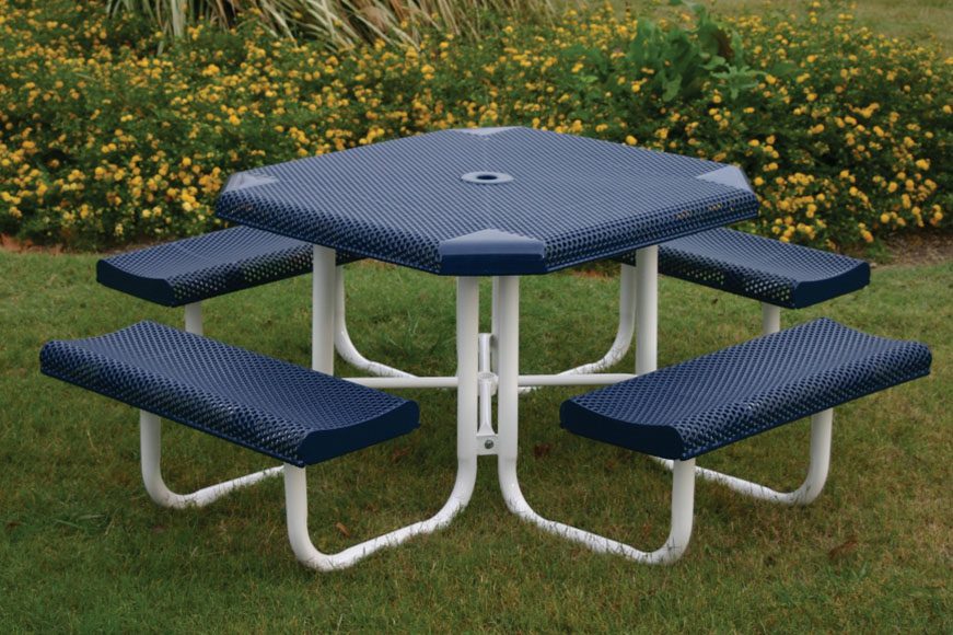 Perforated Style Picnic Table