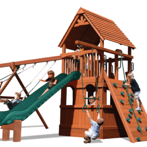Turbo Deluxe Fort w/Lower Level Playhouse