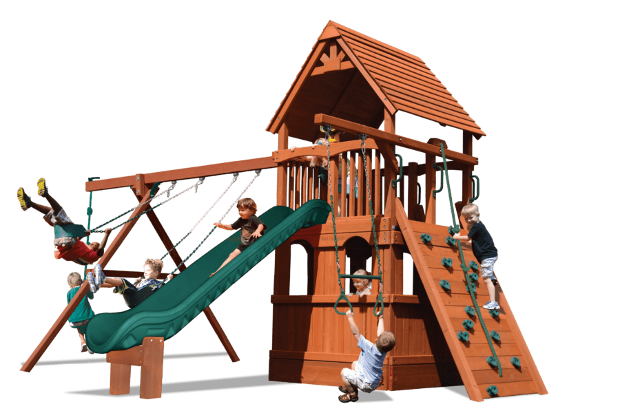 Turbo Deluxe Fort w/Lower Level Playhouse