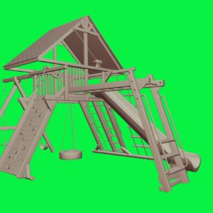 Supreme Playcenter Combo 3 with Wood Roof