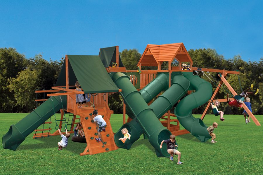 outdoor playset tunnel