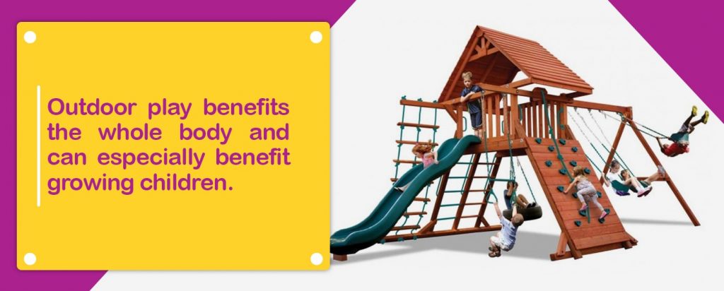 How Playsets and Outdoor Play Develop Heart Healthy Kids