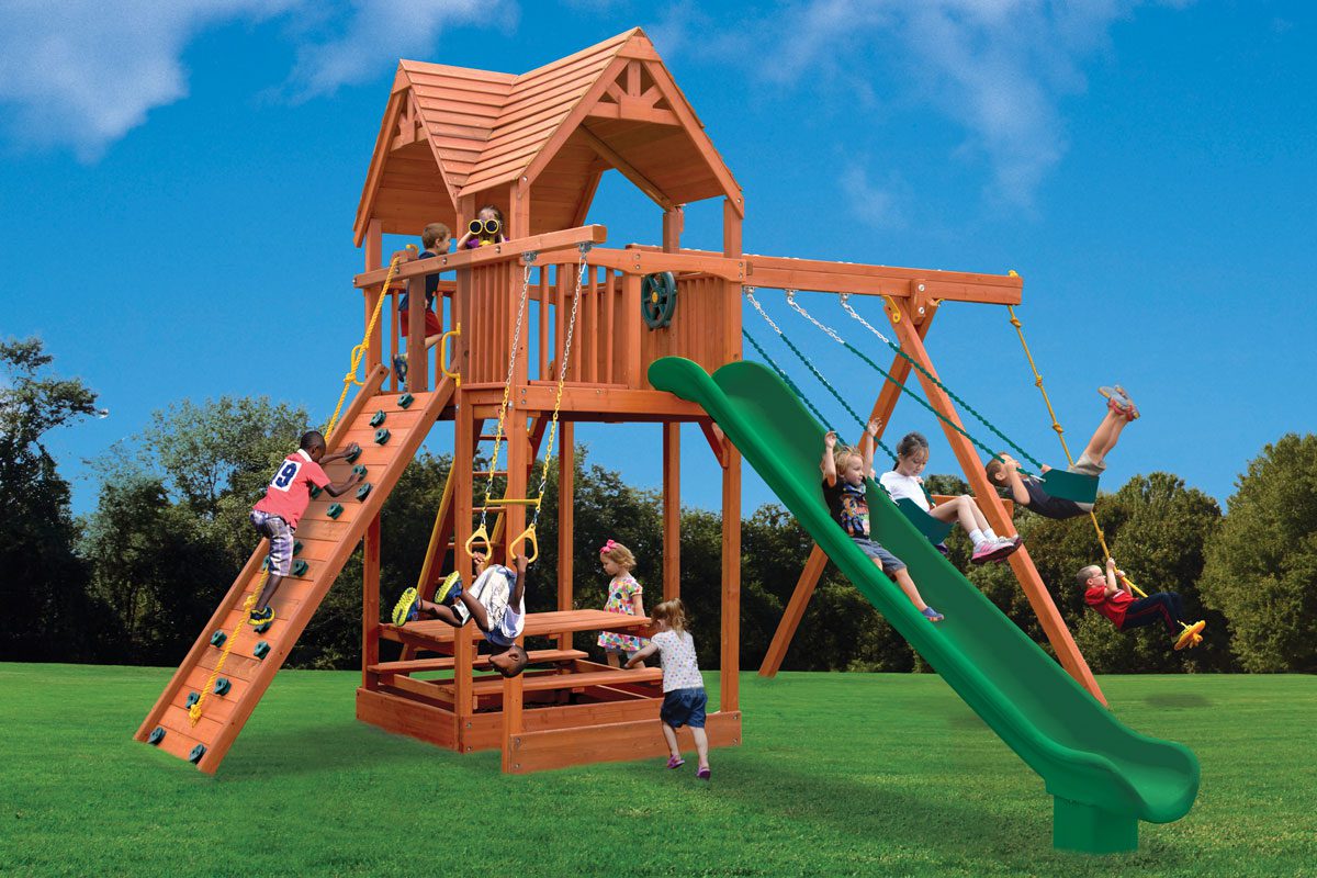 Wooden Swing Sets & Wooden Playsets