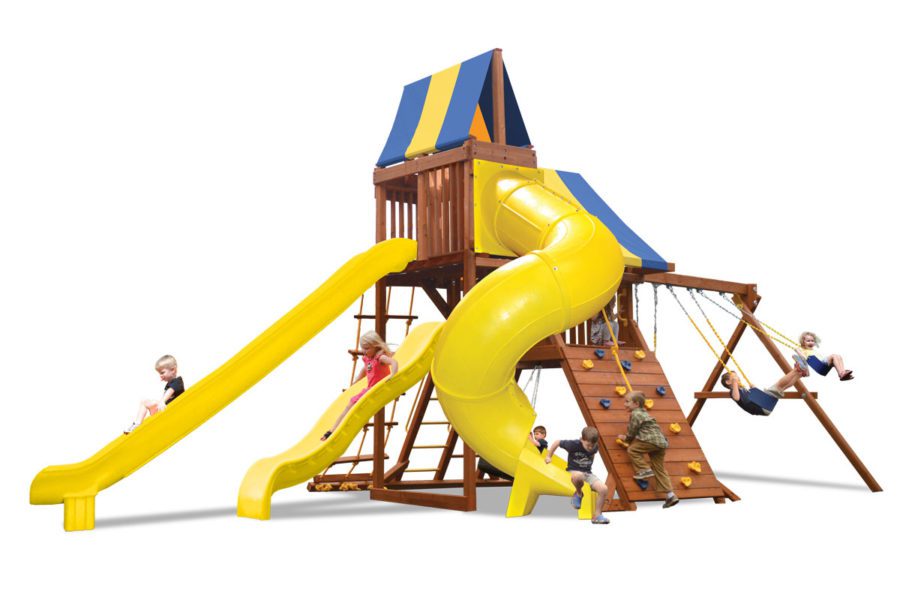 Original Playcenter Triple Jackpot BYB w/Yellow Slide