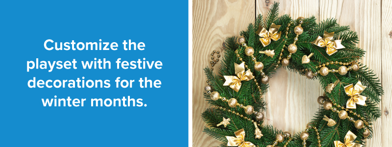 Playground Fun in the Winter