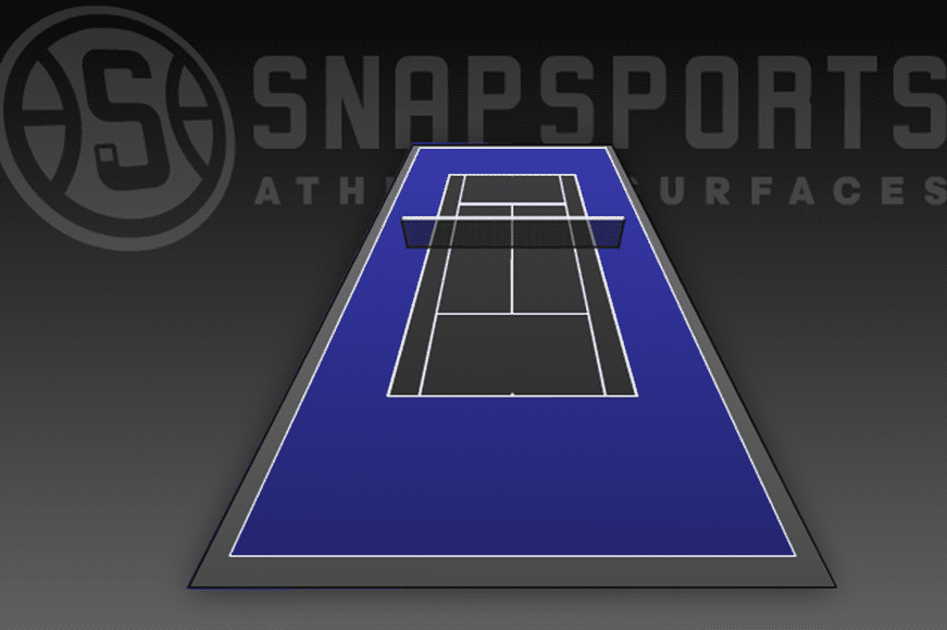 60' x 120' Tennis Court