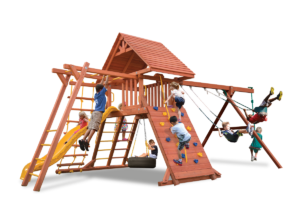 Original Playcenter Combo 3 with Wood Roof