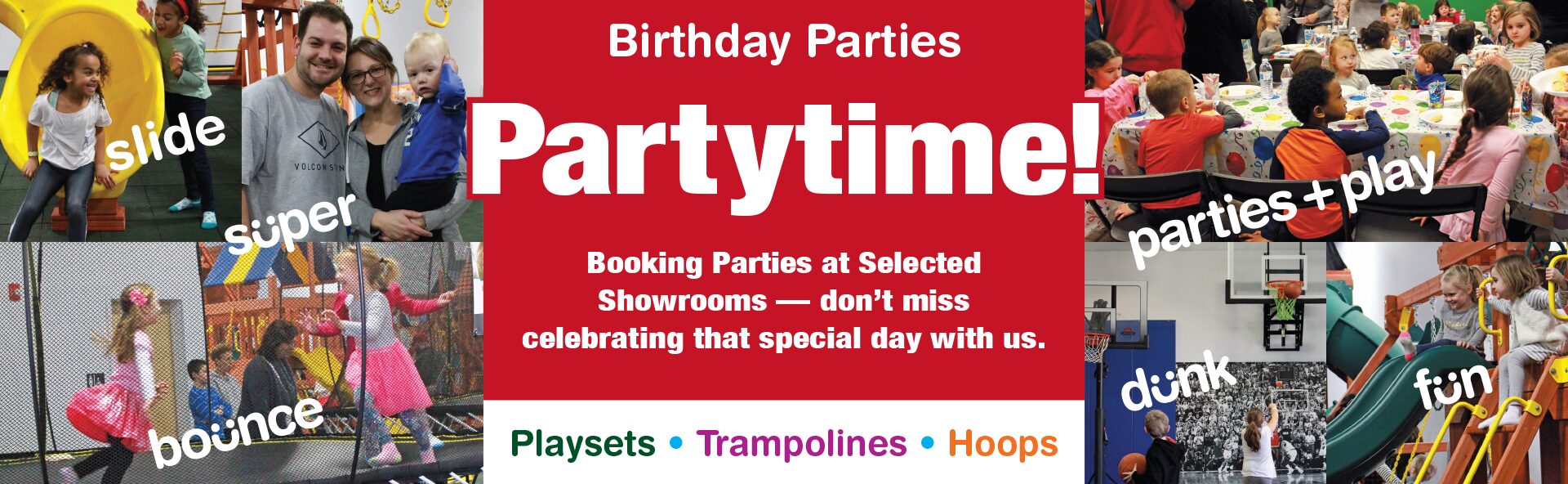 Birthday Parties Superior Play Systems