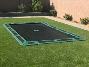 Capital Play 11 ft by 8 ft Rectangle In Ground Trampoline