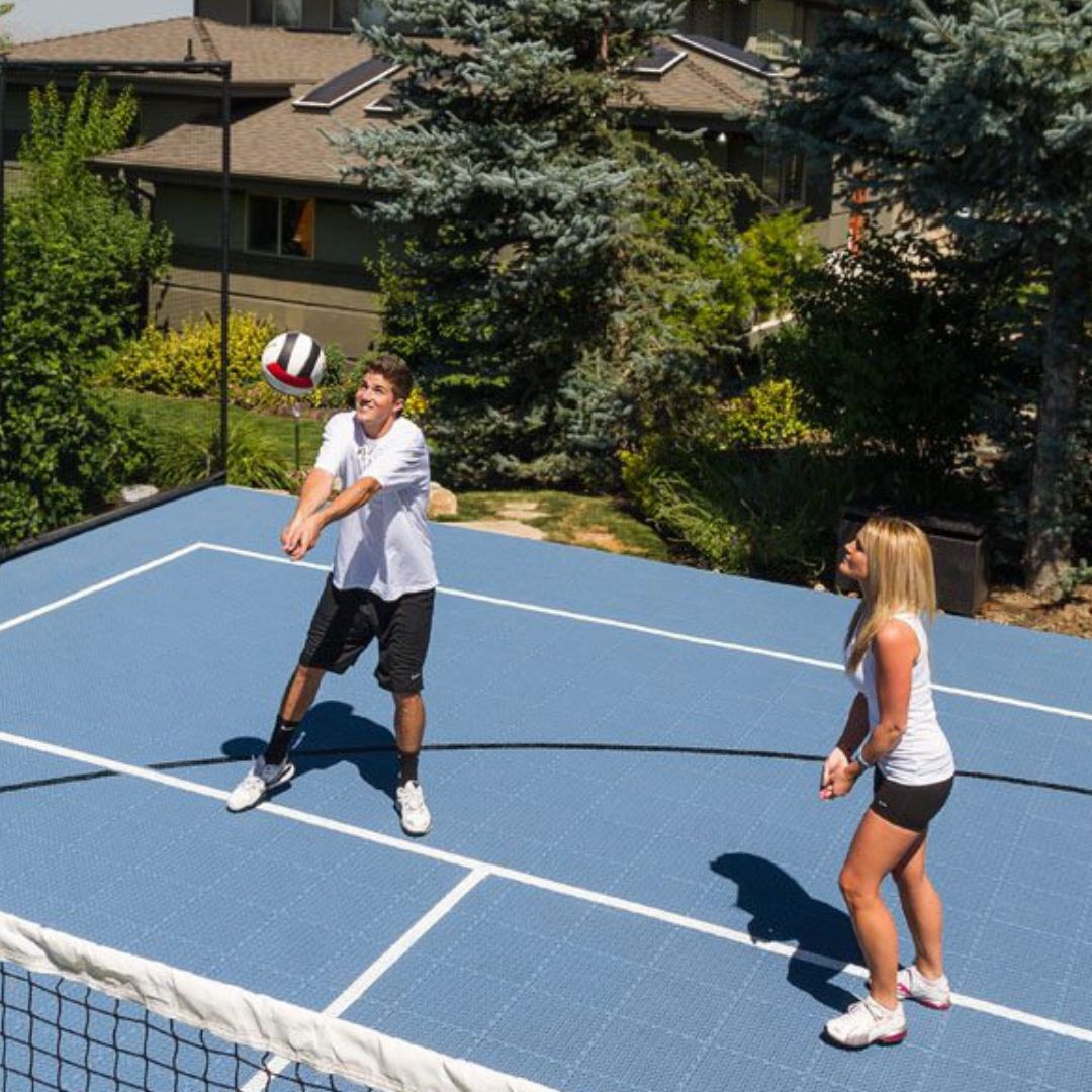 residential volleyball court