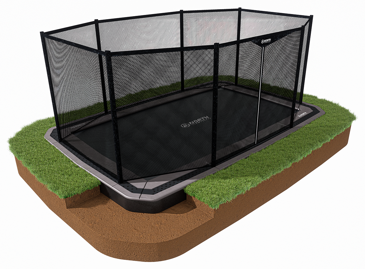 NORTH® Rectangle In-Ground 15ft x 10ft