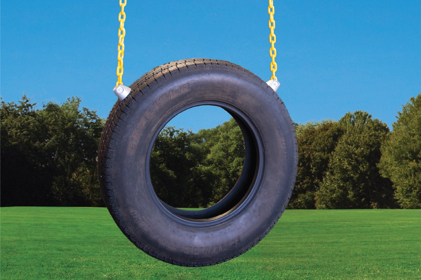 2 Chain Rubber Tire Swing