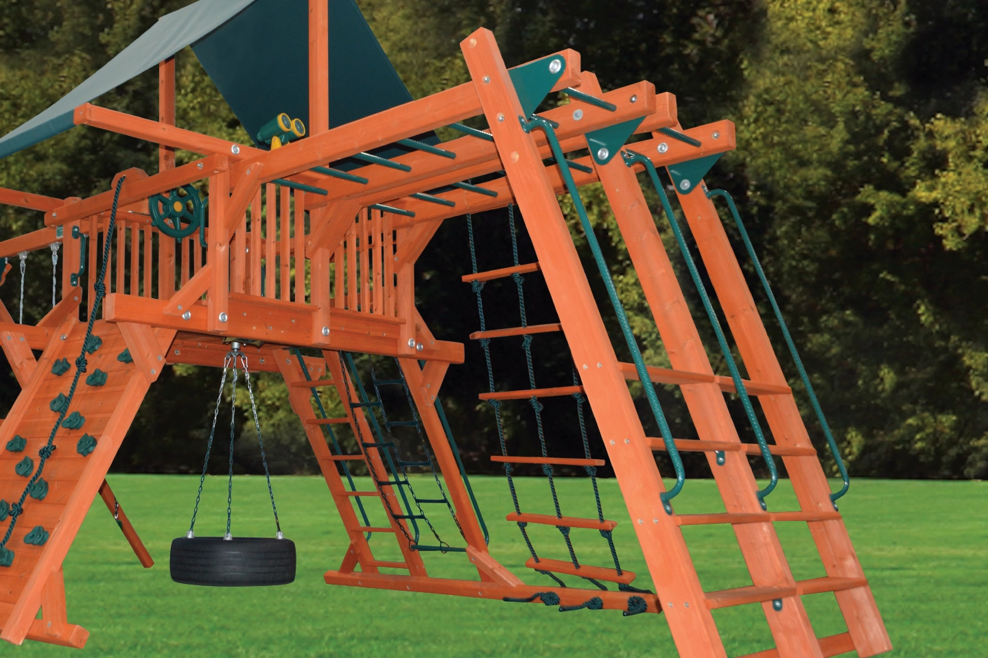 Deluxe Dual Monkey Bars