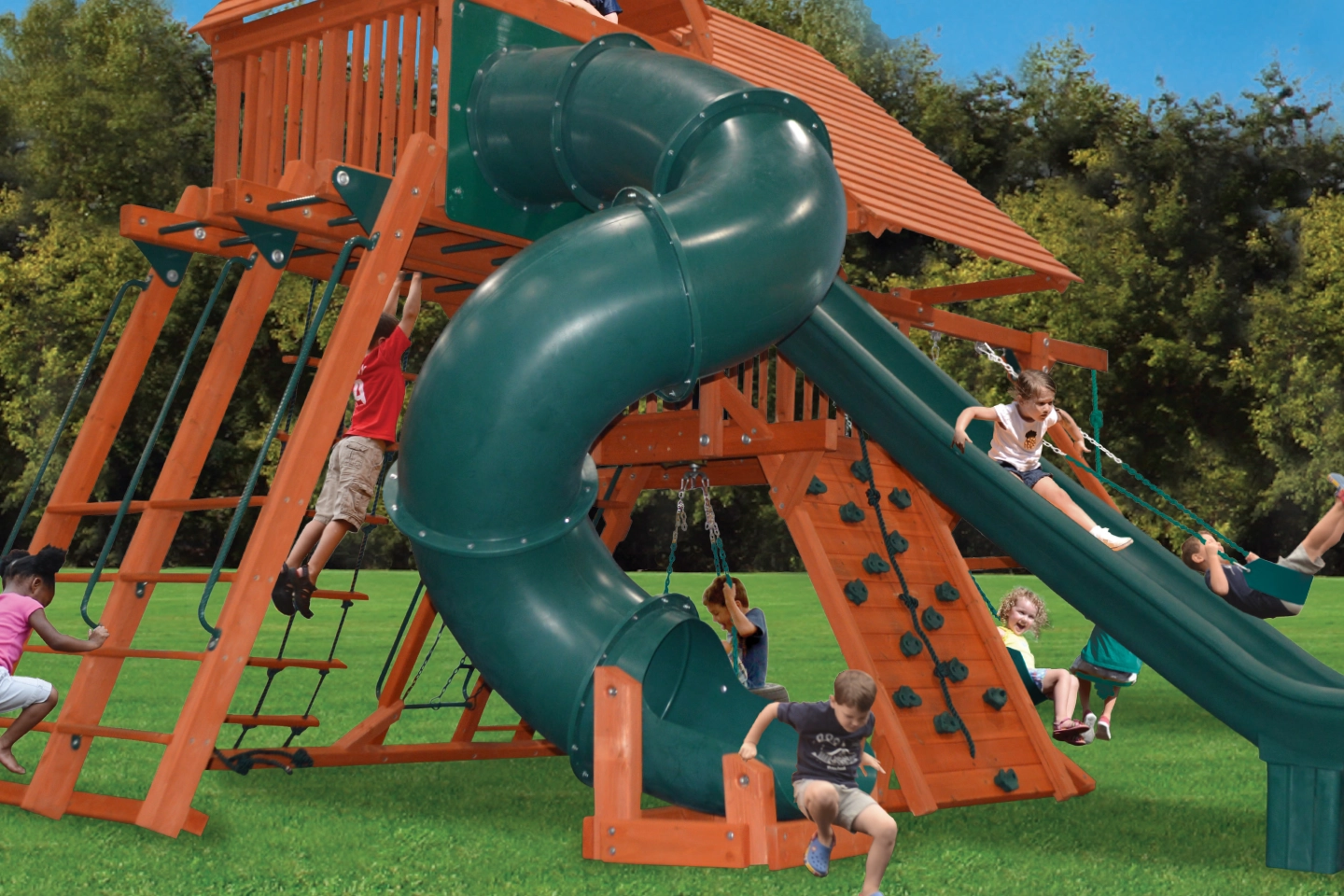 8.5' Extreme Corkscrew Slide