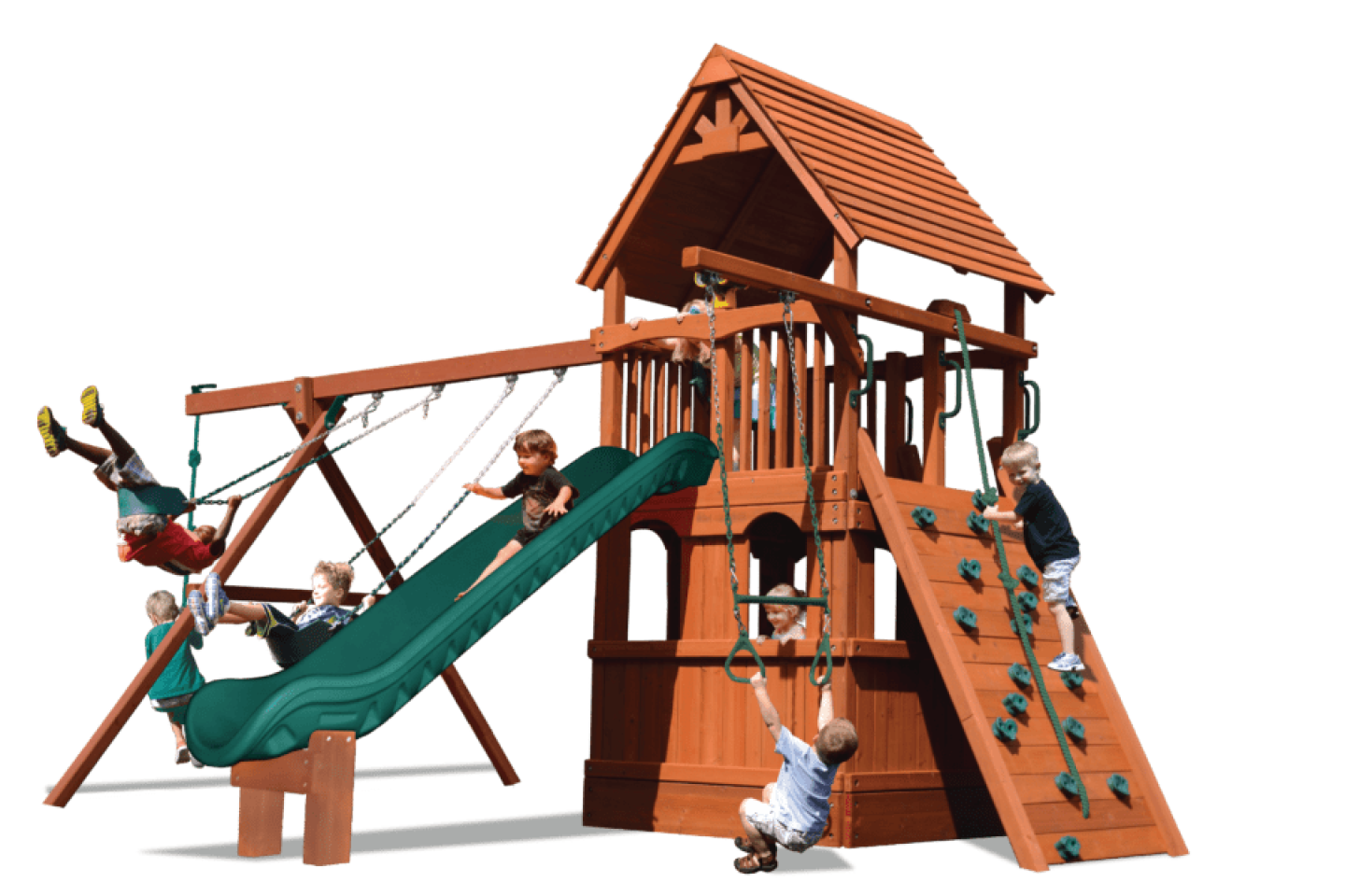 Turbo Deluxe Fort with Lower Level Playhouse