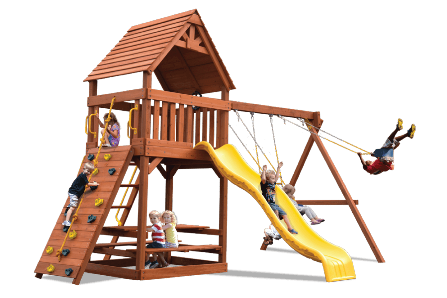 Original Fort Combo 2 with Wood Roof