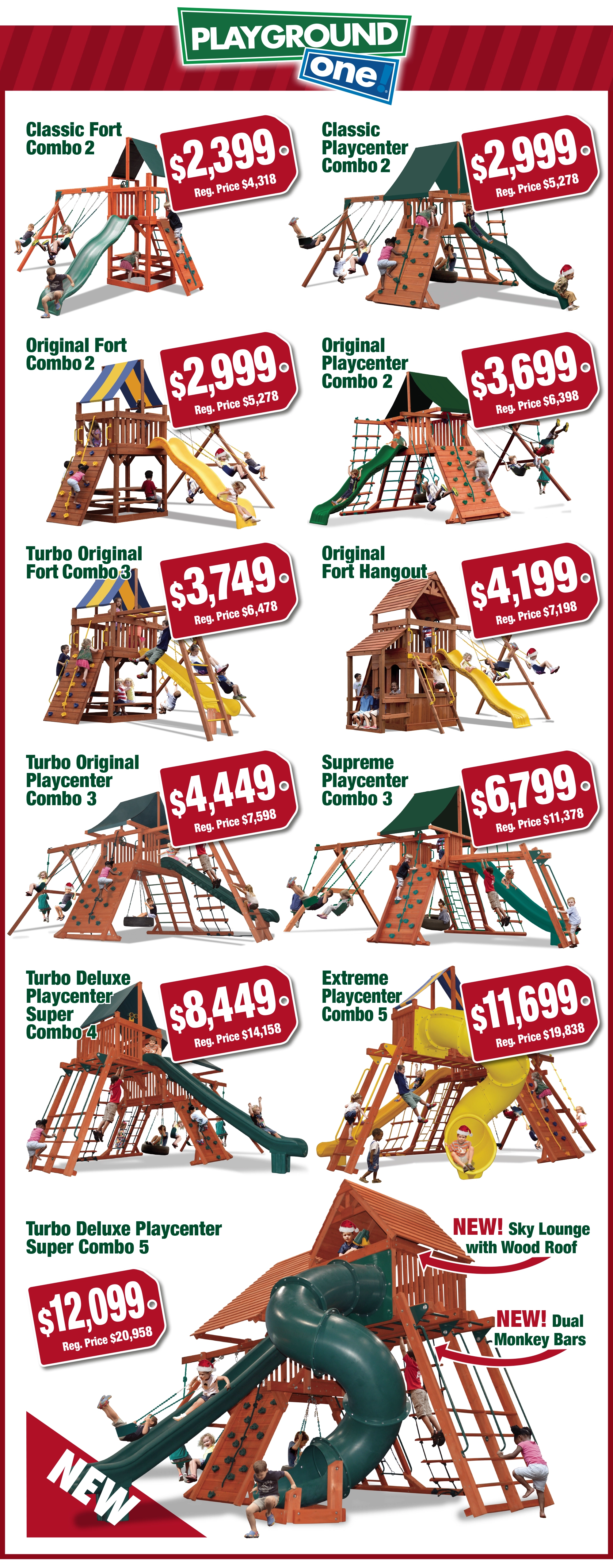 Playground Equipment Holiday Sale