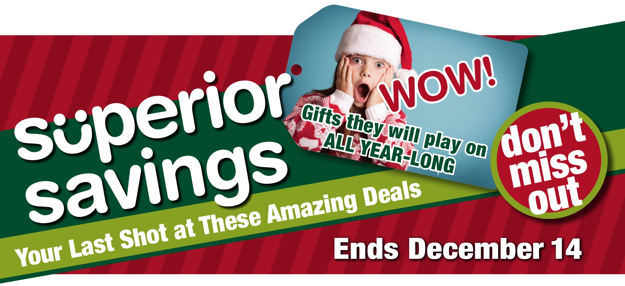 Black Friday Superior Specials!